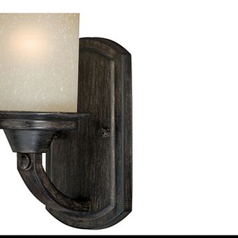 Halifax Bronze Rustic Bathroom Vanity Wall Light Fixture