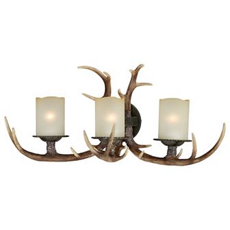 Yoho Bronze Rustic Antler Bathroom Vanity Wall Light Fixture