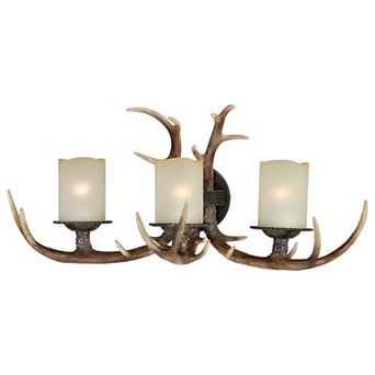 Yoho Bronze Rustic Antler Bathroom Vanity Wall Light Fixture