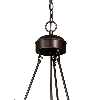 Rustic 9 Light Bronze Chandelier Light Fixture