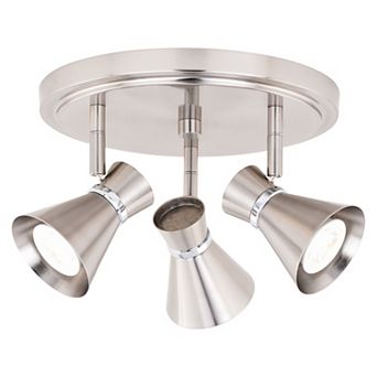 Alto LED Adjustable Directional Spot Ceiling Track Light Fixture with Metal Shades