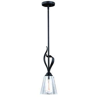 Cinta Bronze Mini Pendant Ceiling Light Clear Glass