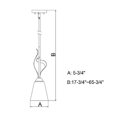 Cinta Bronze Mini Pendant Ceiling Light Clear Glass