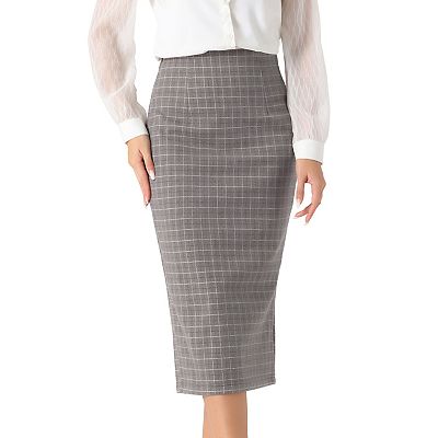 スカート MEDI STRAIN CHECK SKIRT AW23Y433_NIGHTINGALE_BUCKLED_C