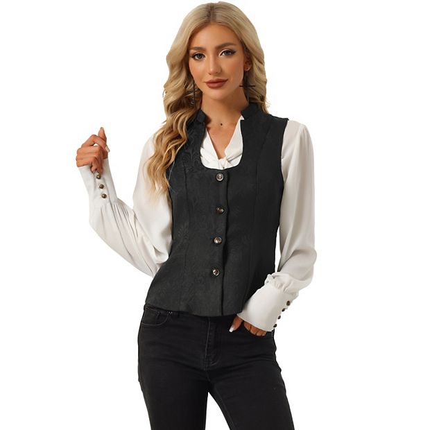 Womens 2025 gothic waistcoat