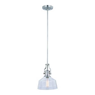 Beloit Farmhouse Kitchen Island 9 in W Mini Pendant Ceiling Light Fixture Clear Glass
