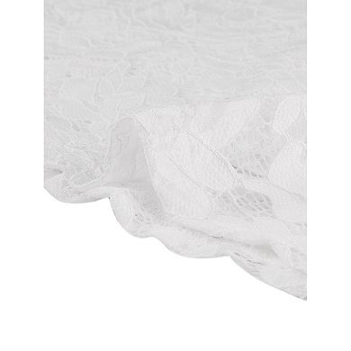 Lace Peplum Top for Women's Elegant Sweetheart Neck Sleeveless Top
