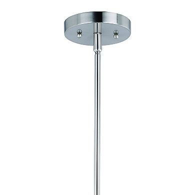 Beloit 3 Light Satin Nickel Farmhouse Chandelier Clear Glass