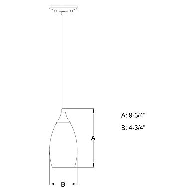 Milano Mini Pendant Ceiling Light Fixture Multi Color Swirl Art Glass