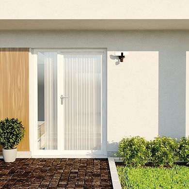 Zeta 2 Light LED Outdoor Motion Sensor Adjustable Security Flood Light Bronze