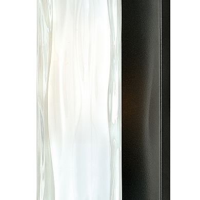 Vilo 1 Light Flush Bathroom Vanity ADA Wall Sconce with Double Glass Shade