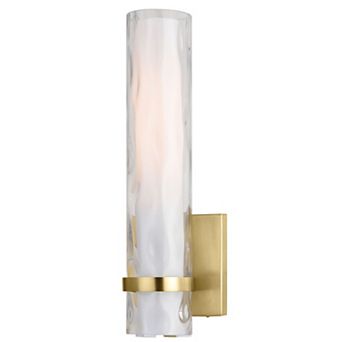 Vilo 1 Light Bathroom Vanity Wall Light Fixture with Double Glass Shade