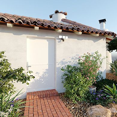 Theta 2 Light LED Outdoor Motion Sensor Adjustable Security Flood Light Bronze