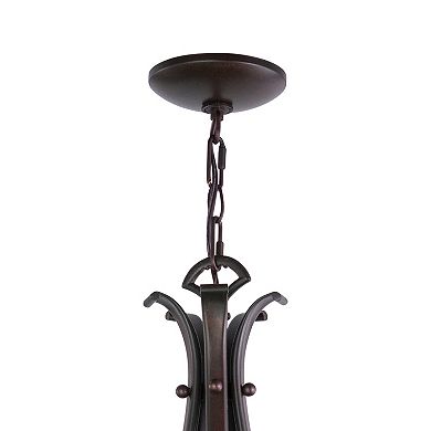 Monrovia 3 Light Teardrop Candle Pendant Fixture