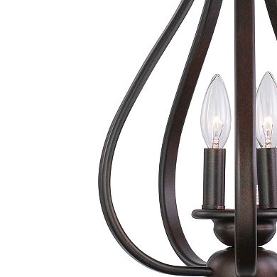 Monrovia 3 Light Teardrop Candle Pendant Fixture