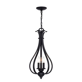 Monrovia 3 Light Teardrop Candle Pendant Fixture