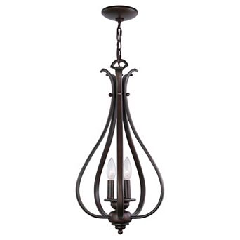 Monrovia 3 Light Teardrop Candle Pendant Fixture