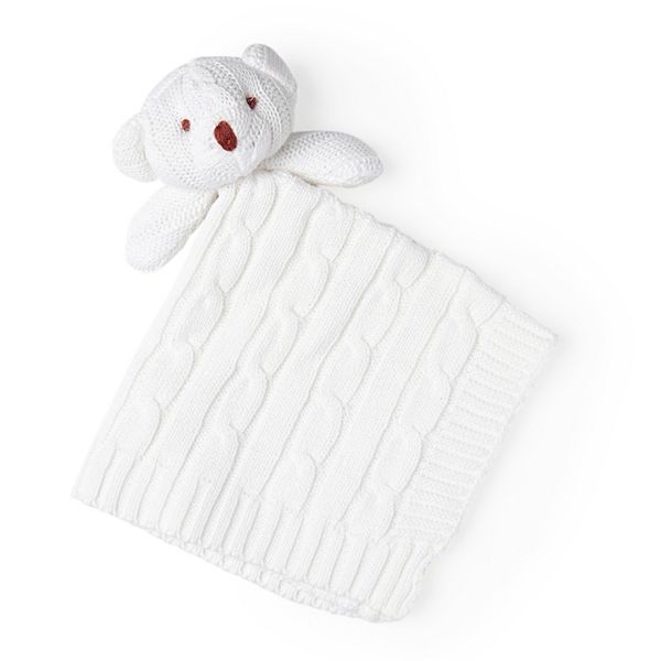 Knit Bear Security Blanket