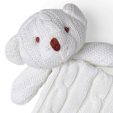 Knit Bear Security Blanket