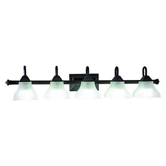 Cardiff Bronze Mission Bathroom Vanity Wall Light Fixture