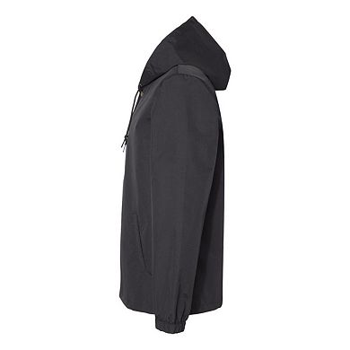 Water-Resistant Hooded Windbreaker