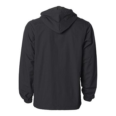 Water-Resistant Hooded Windbreaker