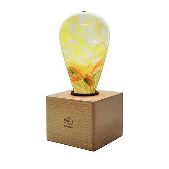 EP LIGHT 6.3" Twilight Wooden Lamp