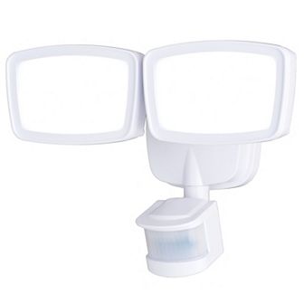 Bronze Integrated LED Motion Sensor Dusk to Dawn Outdoor Security Flood Light - 180 Range - 70 Ft