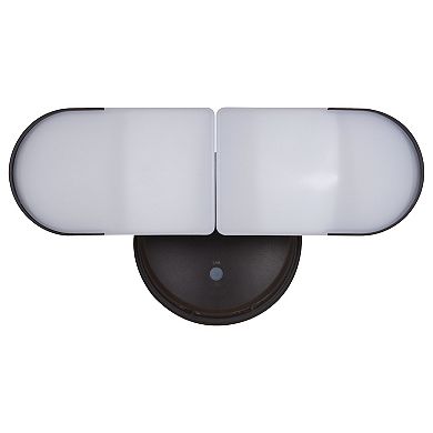 Lambda 2 Light LED Outdoor Linkable Adjustable Security Flood Light Bronze