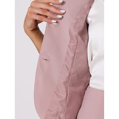 Women's Business 2 Piece Suit Set Short Sleeve Blazer Jacket Pencil Skirt