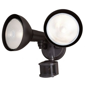 Bronze Motion Sensor Dusk to Dawn Outdoor Security Flood Light - 180 Degree Range - 70 Ft.