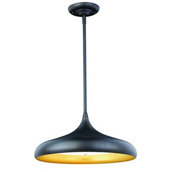 Bacio 16 in W LED Motion Sensor Dome Pendant Light Fixture