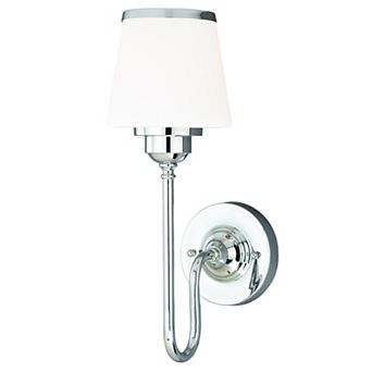 Kelsy 1 Light Chrome Bathroom Wall Fixture
