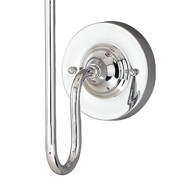 Kelsy 1 Light Chrome Bathroom Wall Fixture