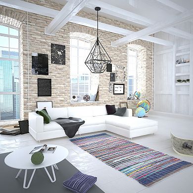 Bartlett 4L Bronze and Nickel Geometric Industrial Pendant Cage Light