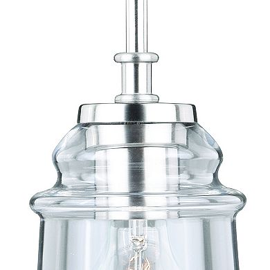 Toledo Farmhouse Mini Pendant Ceiling Light Fixture Clear Glass