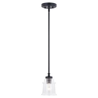 Toledo Farmhouse Mini Pendant Ceiling Light Fixture Clear Glass