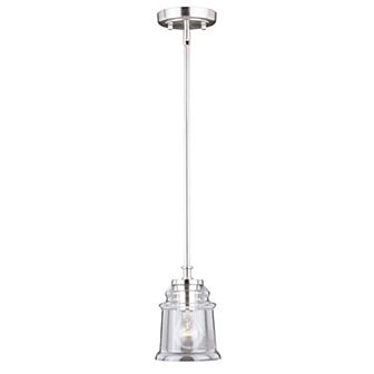 Toledo Farmhouse Mini Pendant Ceiling Light Fixture Clear Glass