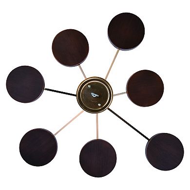 Madison 7 Light Bronze Mid-Century Modern Chandelier