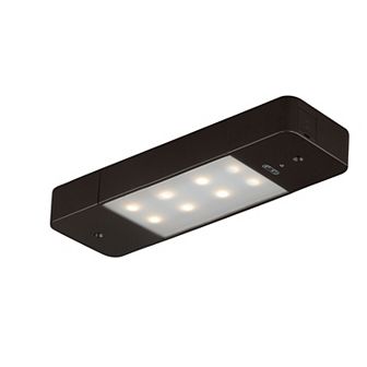 Instalux 8 in Linkable LED Bronze Motion Under Cabinet Strip Light