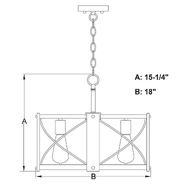 Burien 4L Black and Ash Farmhouse Drum Cage Pendant Light