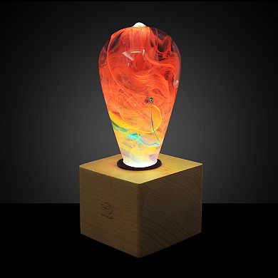 EP LIGHT 6.3" Nebula Wooden Lamp