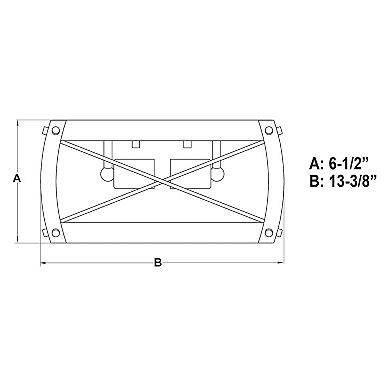 Montclare Black and White Ash Wood Finish Farmhouse Cage Flush Mount Ceiling Light Fixture