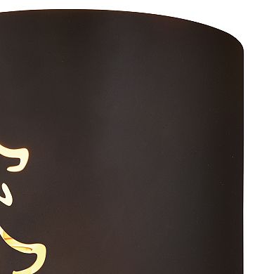 Katmai 2 Light Bronze Gold Rustic Bear Tree Flush Wall Sconce