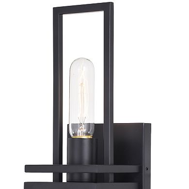 Marquis 1 Light Matte Black Contemporary Wall Sconce