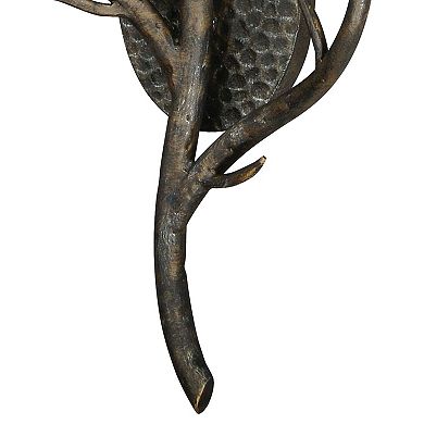 Monterey 2 Light Bronze Rustic Branch Candle Wall Sconce