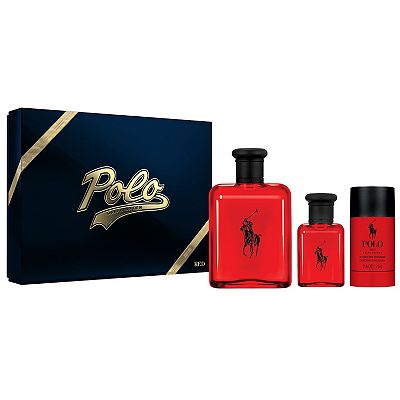 Ralph Lauren Polo Red Eau de Toilette 3-Piece Men's Fragrance