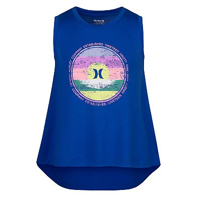 Girls 7-16 Hurley Sunset Shoreline Flowy Tank