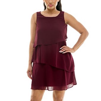Women's Nina Leonard Layered Float Dress