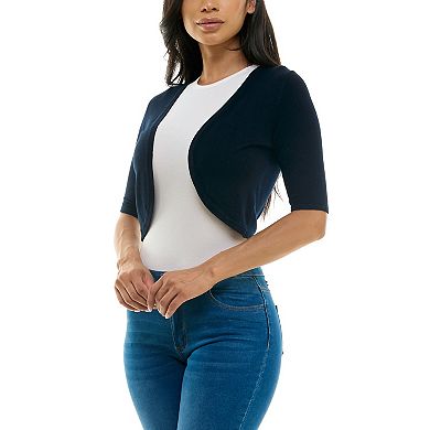 Women's Nina Leonard Curved Edge Bolero